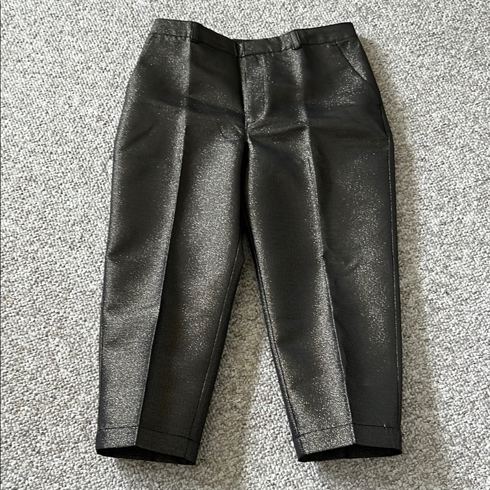 Shimmering Black Pants